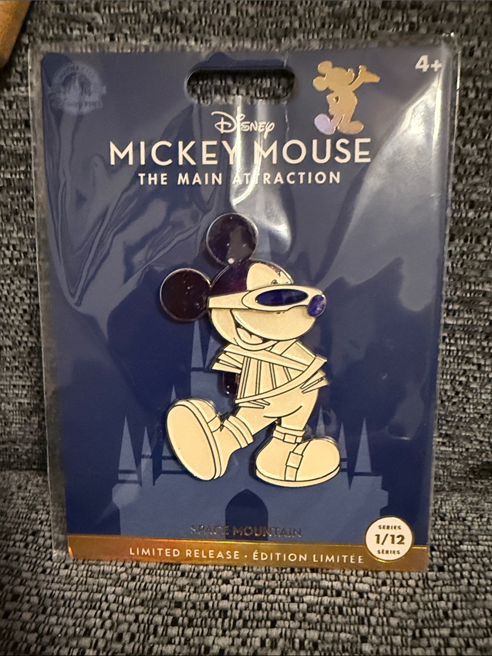 Disney Mickey Mouse Main Attraction Space Mountain Pin